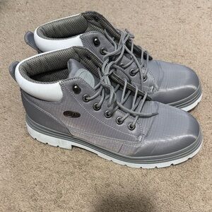 Men's Gray High-Top Sneakers